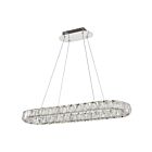 Satco 62-2443 Asher 50W Polished Nickel LED Pendant