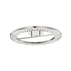 Satco 62-2444 Nova 34W Polished Nickel LED Semi Flush Mount