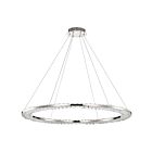 Satco 62-2447 Nova 48W Polished Nickel LED Pendant