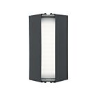 Satco 62-247 10W Matte Gray LED Wall Sconce