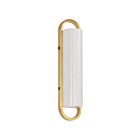 Satco 62-2520 Velano 15W Brushed Brass LED Vanity Light
