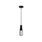 Satco 62-6002 Lacey 11.5W Matte Black Pendant