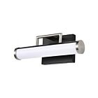 Satco Solano 62-656 Black and Brushed Nickel Vanity Light