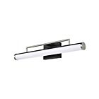 Satco Solano 62-658 Black and Brushed Nickel Vanity Light