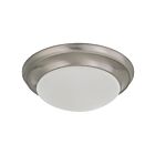 Satco 62-686 18W Brushed Nickel Flush Mount