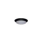 Satco 62-689 25W Matte Black Flush Mount