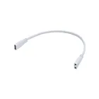 Satco 63-420 White 12" Connecting Cable