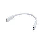 Satco 63-421 White 18" Connecting Cable