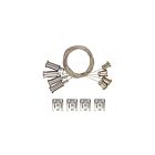 Satco 65-593 Silver 4' Suspension Kit