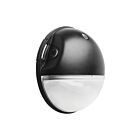 Satco 65-750 Black 20W LED Small Round Wall Pack CCT Selectable