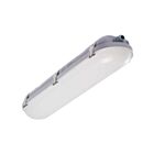 Satco 65-823R1 20W 2' Gray LED Linear Vapor Tight