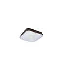 Satco 65-983 Bronze LED Canopy Garage Light Wattage and CCT Selectable