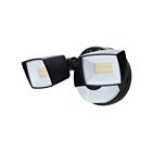 Satco 65-998 Black LED 2-Head Security Light