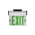 Satco 67-112 LED Edge Lit Exit Sign with Backup