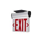 Satco 67-113 LED Edge Lit Exit Sign with Backup