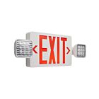 Satco 67-122 Red Exit Sign With Emergency Light
