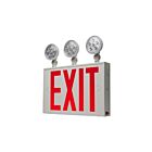 Satco 67-124 Red Exit Sign with Emergency Light