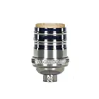 Satco 80-1055 Polished Nickel Short Keyless Socket
