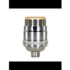 Satco 80-1057 Polished Nickel Short Keyless Socket