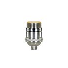 Satco 80-1057 Polished Nickel Short Keyless Socket