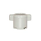 Satco 80-1097 Glazed Keyless Porcelain One Piece Sign Socket