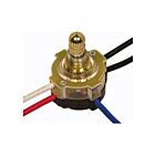 Satco 80-1137 3-Way Metal Rotary Switch