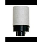Satco 80-1150 White Keyless Porcelain Socket