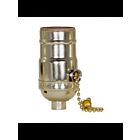 Satco 80-1188 Brite Gilt On-Off Pull Chain Socket