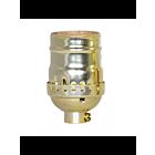 Satco 80-1194 Brite Gilt Short Keyless Socket