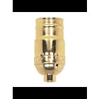 Satco 80-1218 Brite Gilt Standard Keyless Socket