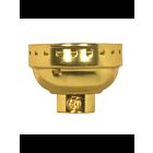 Satco 80-1242 Brite Gilt Aluminum Shell and Cap
