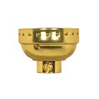 Satco 80-1242 Brite Gilt Aluminum Shell and Cap