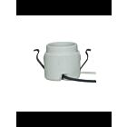 Satco 80-1263 White Keyless Porcelain Socket