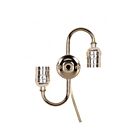 Satco 80-1272 Twin Keyless With Clear Silver Wire