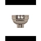 Satco 80-1288 Polished Nickel 3 Piece Solid Brass Cap