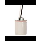 Satco 80-1313 Glazed Keyless Porcelain Socket