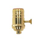 Satco 80-1319 3-Way (2 Circuit) Turn Knob Socket