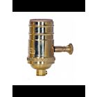 Satco 80-1320 Unfinished Full Range Turn Knob Dimmer Socket