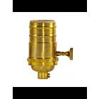 Satco 80-1321 Unfinished On-Off Turn Knob Socket