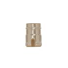 Satco 80-1351 Polished Nickel 3 Piece Solid Brass Cap