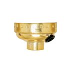 Satco 80-1419 Brite Gilt Aluminum Cap