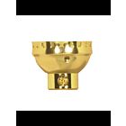 Satco 80-1436 Brite Gilt Aluminum Cap