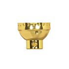 Satco 80-1436 Brite Gilt Aluminum Cap