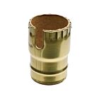 Satco 80-1442 Polished Brass 3 Piece Solid Brass Shell
