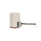 Satco 80-1445 Glazed Keyless Porcelain Socket
