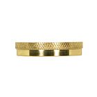 Satco 80-1450 Polished Brass Stamped Solid Brass Uno Ring