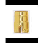 Satco 80-1467 Polished Brass 3 Piece Solid Brass Shell