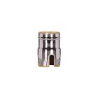Satco 80-1468 Polished Nickel 3 Piece Solid Brass Shell