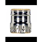 Satco 80-1472 Polished Nickel 3 Piece Solid Brass Shell