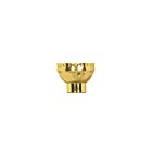 Satco 80-1483 Polished Brass 3 Piece Solid Brass Cap